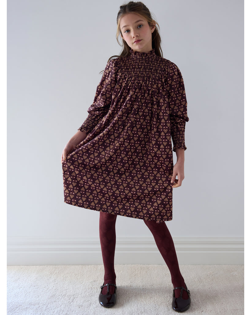 STEPH THE LABEL FALL 2026 Speckle Printed Cord Dress