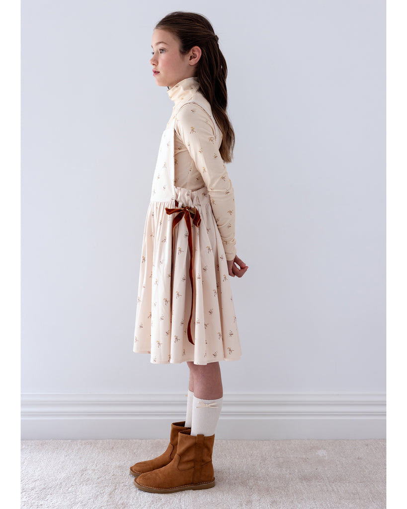 STEPH THE LABEL FALL 2026 Twigg Printed Cord Pinafore