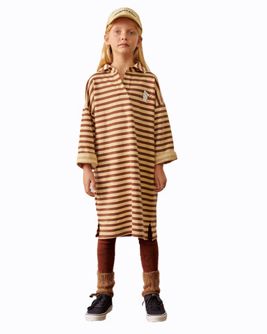 WEEKEND HOUSE KIDS "Things I Like" BLUE STRIPES BUTTONED SHIRT