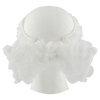 CAROLINE BOSMANS Rose Visor Cap in White