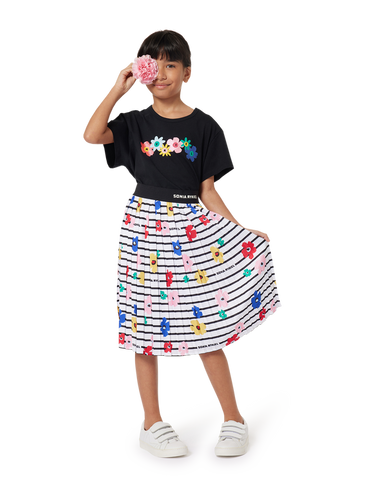 SONIA RYKIEL Flower Print T-shirt Dress