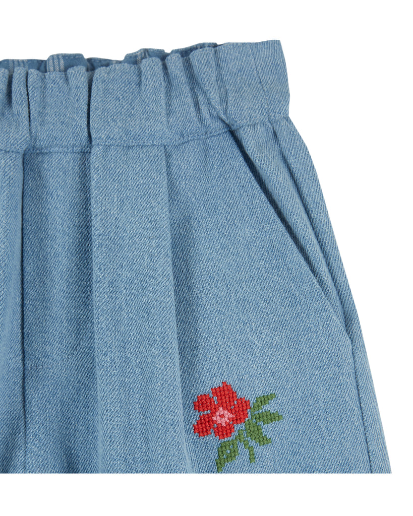 EMILE ET IDA FW26 PANTALON DENIM GENOUILLERE