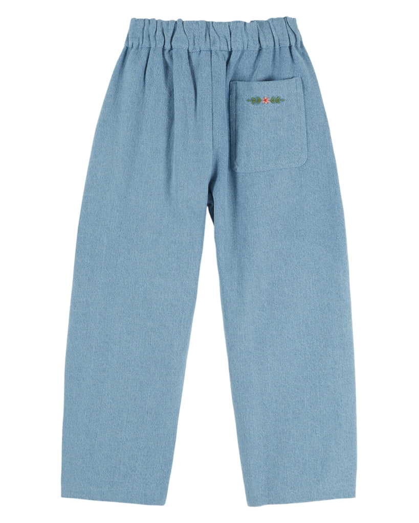 EMILE ET IDA FW26 PANTALON DENIM GENOUILLERE
