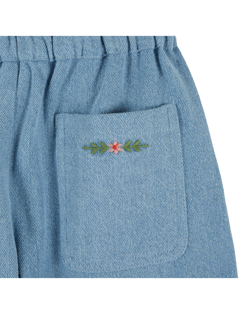EMILE ET IDA FW26 PANTALON DENIM GENOUILLERE