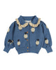 EMILE ET IDA FW26 BLUE SHEEP CARDIGAN
