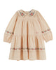 EMILE ET IDA FW26 EMBROIDERED CROSS STITCH DRESS