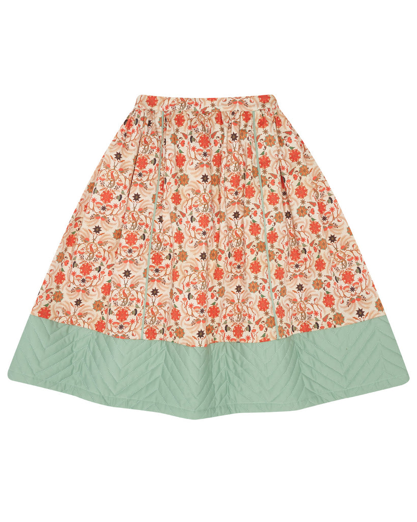 THE MIDDLE DAUGHTER AW23 Ask Around Skirt in Iznik