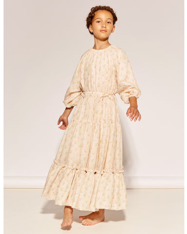 EMILE ET IDA SS26 Collared Short Sleeve Sweater with Spring Intarsia