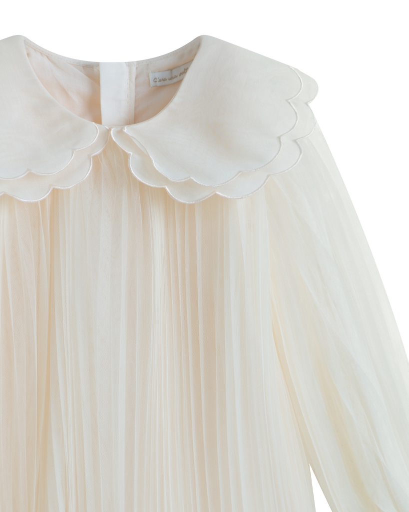 C'ERA UNA VOLTA FALL 2026 "GLIDING THROUGH TIME" Reena Dress Cream