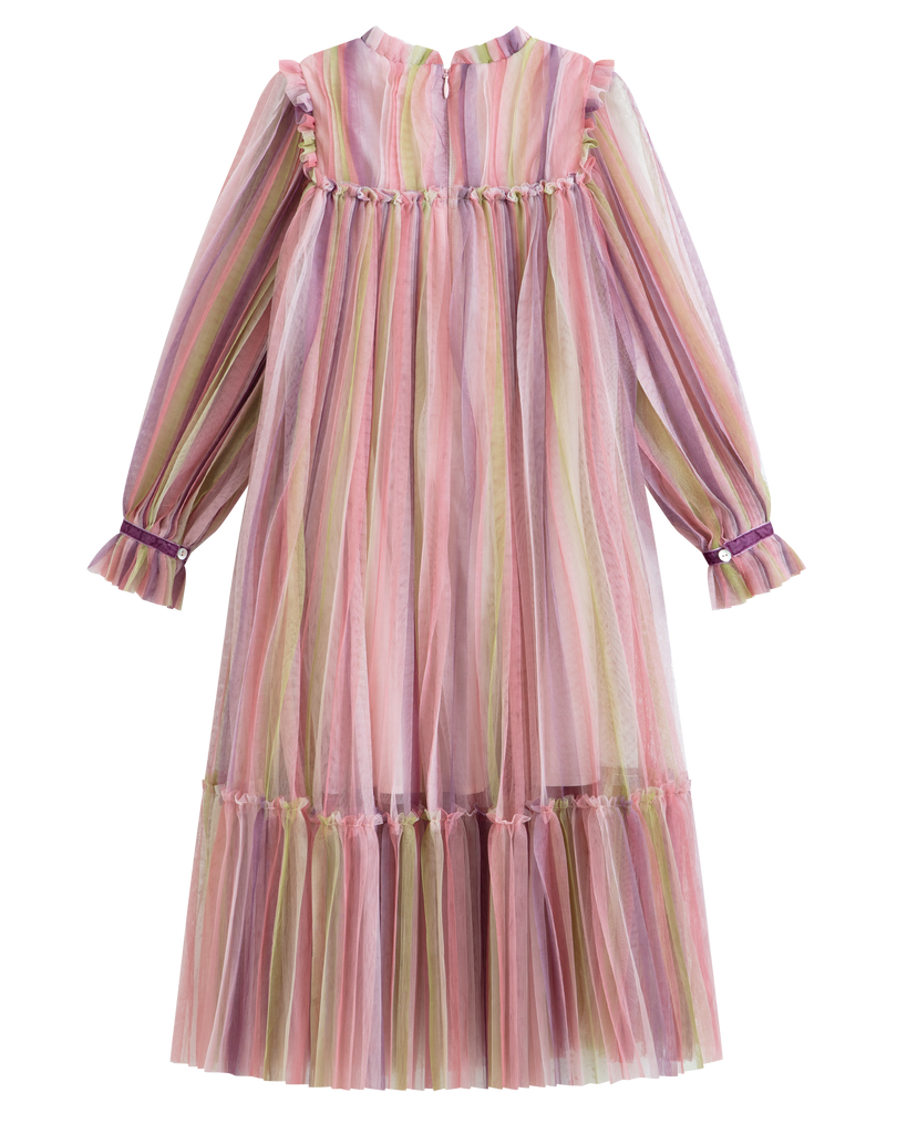 C'ERA UNA VOLTA FALL 2026 "GLIDING THROUGH TIME" 	 Paula Dress Rainbow