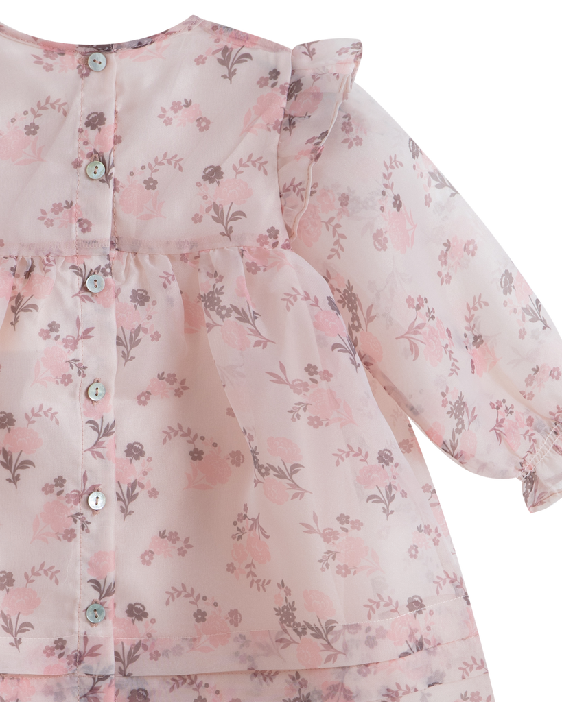 C'ERA UNA VOLTA FALL 2026 "GLIDING THROUGH TIME" Baby Jasmine Dress Pink Flower
