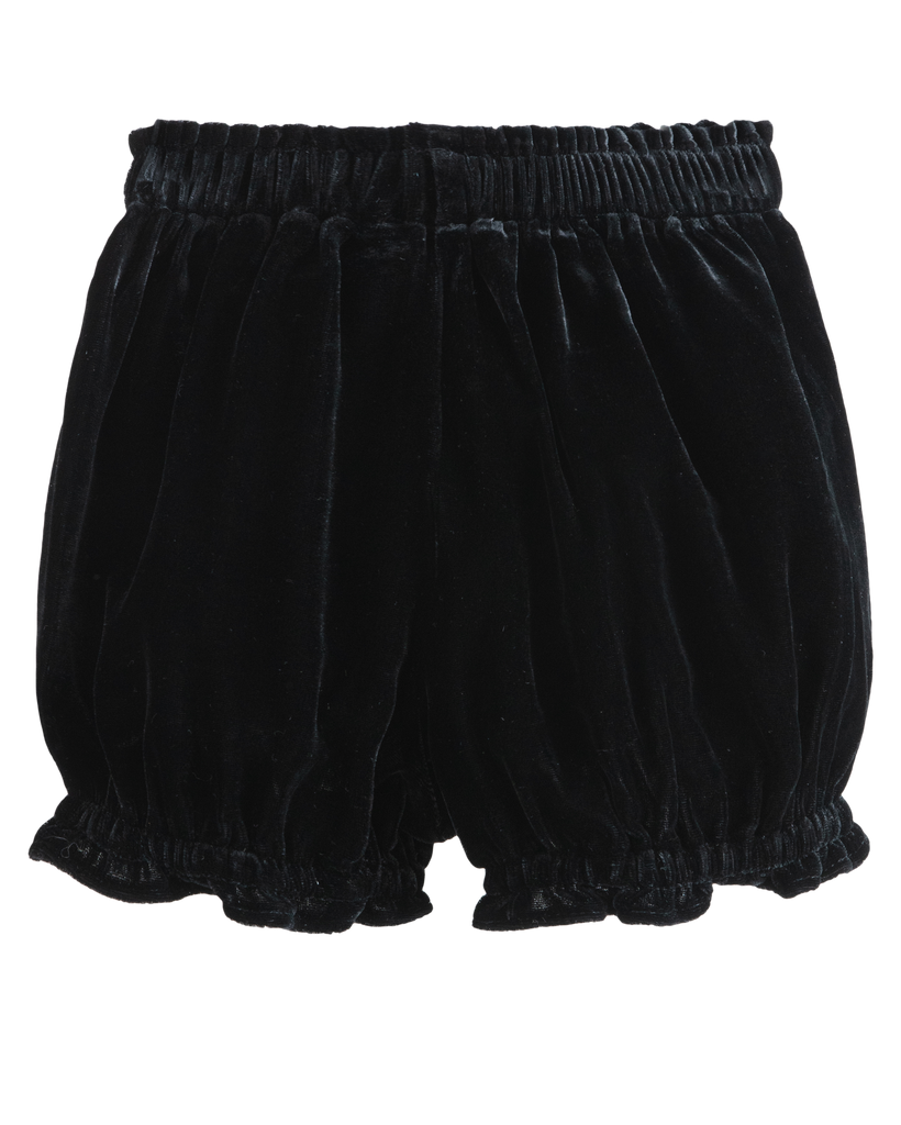 C'ERA UNA VOLTA FALL 2026 "GLIDING THROUGH TIME" Baby Romeo Velvet Bloomer Black