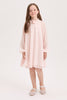 ALBERTA FERRETTI KIDS Long Sleeve Georgette Viscose Dress