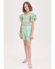 ALBERTA FERRETTI KIDS Satin Bermuda Shorts