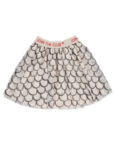 BEAU LOVES  "Open Swimming" Hearts Circle Skirt