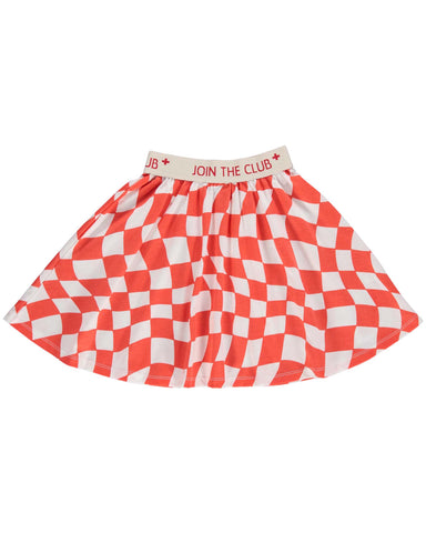 BEAU LOVES  "Open Swimming" Hearts Circle Skirt