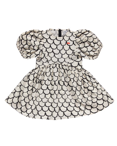 BEAU LOVES  "Open Swimming" Hearts Collar Dress