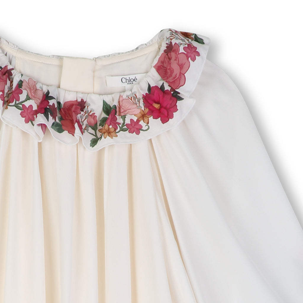 CHLOE FW26 Viscose Silk Mini-Me Dress