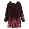 CHLOE FW26 Ceremony Dress Chloe with Floral Border Print