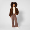 CHLOE FW26 Flared Houndstooth Wool Trousers