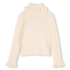 CHLOE FW26 Organic Wool Cotton Mini-Me Turtleneck Sweater