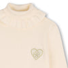 CHLOE FW26 Organic Wool Cotton Mini-Me Turtleneck Sweater