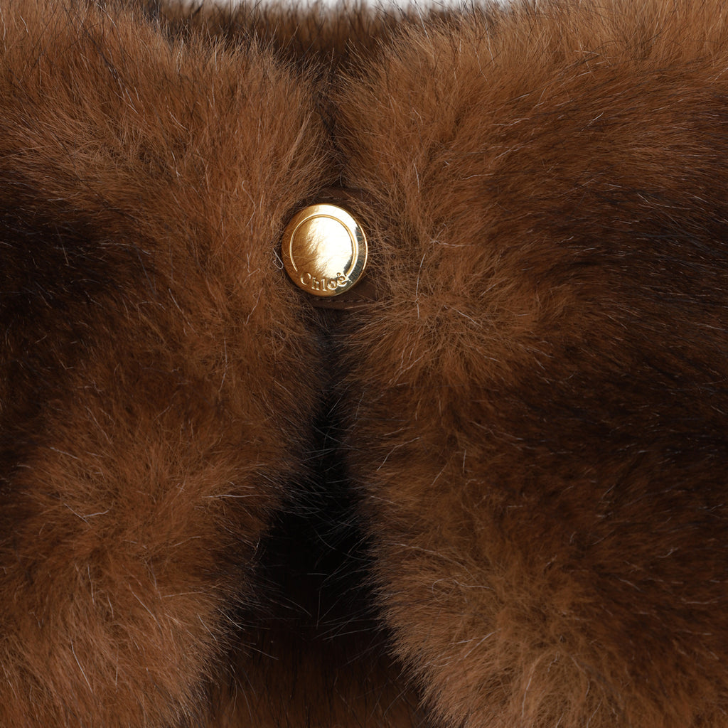 CHLOE FW26 Teddy Fluffy Collar