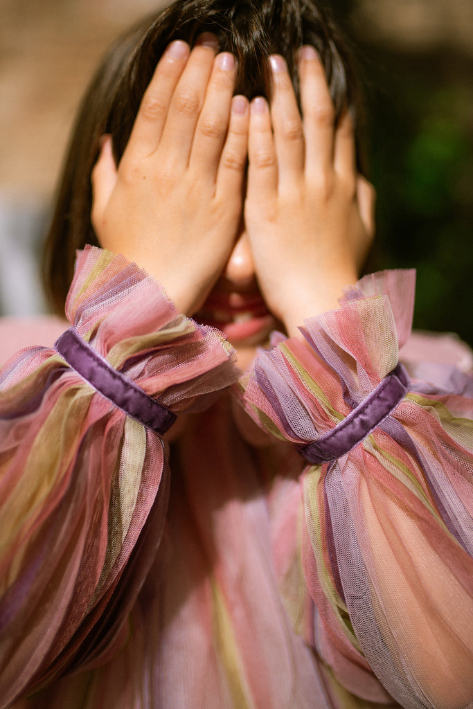 C'ERA UNA VOLTA FALL 2026 "GLIDING THROUGH TIME" Reena Dress Rainbow