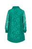 ELIE SAAB Lace Overlay Mod Dress with Satin Trim