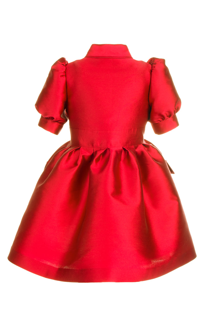 ELIE SAAB Red Taffeta Princess Dress