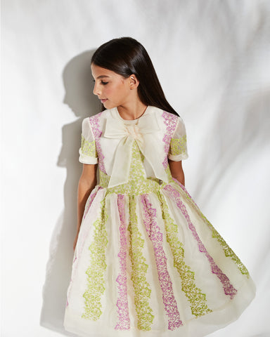 ELIE SAAB Cream Taffeta Princess Dress