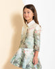ELIE SAAB Spring Summer 2026  TROPICAL-PRINT SEQUINED SHORT JACKET