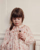 EMILE ET IDA FW26 ECRU FLORAL SMOCKED BLOUSE TOP