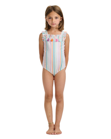 WEEKEND HOUSE KIDS Striped One-Piece Swimsuit