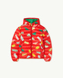 TAO The Animals Observatory FW23 Red Lobster Puffer Jacket