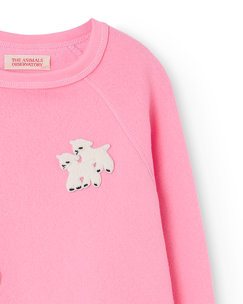 TAO The Animals Observatory FW24 Pink Sheep Shark Sweatshirt