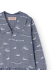 TAO The Animals Observatory FW24 Navy Boats Albatross Dress