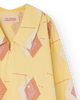 TAO The Animals Observatory FW24 Cream Yellow Rhombus Albatrosss Dress