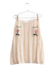 FISH & KIDS SS24 Knit Embroidered Midi Skirt