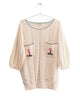 FISH & KIDS SS24 Knit Embroidered Blouse Top