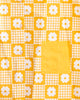 FISH & KIDS FALL 2026 ORANGE FLOWERS PINAFORE RETRO DRESS