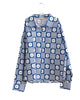FISH & KIDS FALL 2026 NAVY FLOWERS RETRO SHIRT
