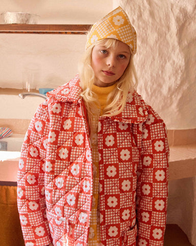 GINGERSNAPS FALL 2026 PHILIPPA HERRINGONE CAPE COAT