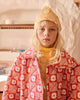 FISH & KIDS FALL 2026 RED FLOWERS RETRO PADDED JACKET
