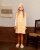 FISH & KIDS FALL 2026 ORANGE FLOWERS PINAFORE RETRO DRESS