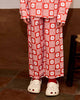 FISH & KIDS FALL 2026 RED FLOWERS RETRO PANTS