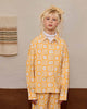 FISH & KIDS FALL 2026 ORANGE FLOWERS RETRO SHIRT