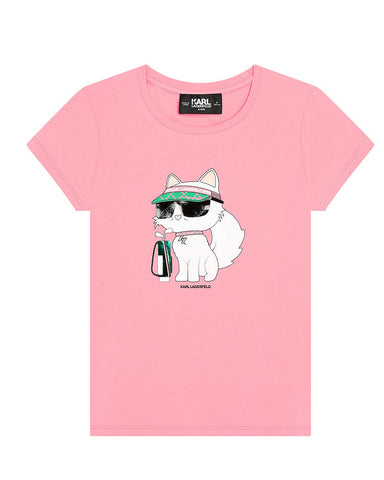 KARL LAGERFELD SS24 Ringer T-shirt Dress with Karl Iconic