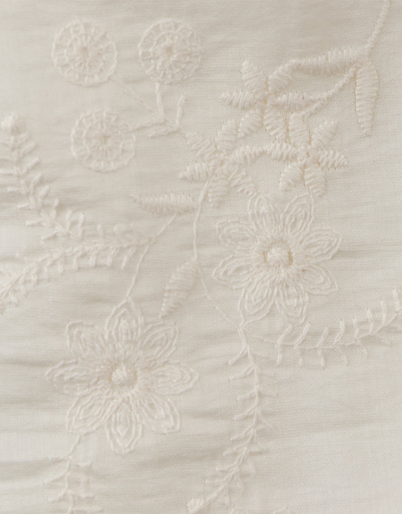 GINGERSNAPS SS26 Leilani Embroidered Top with Bow Tie Straps