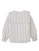 GINGERSNAPS FALL 2026 ESMERALDA BLOUSE WITH EMBROIDERY AND RUFFLE DETAIL